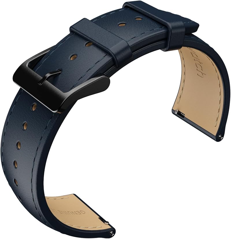 Ticwatch Pro 5 Smartwatch 24mm Casual Blue Leather Replacement Strap