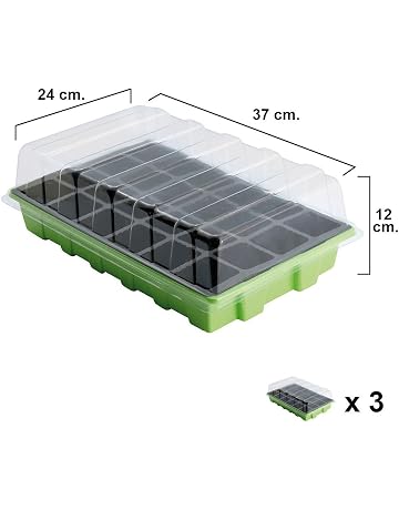 Amazon.es: Semilleros - Invernaderos y equipos de germinación: Jardín