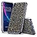 ESR Glitter Hard Case for iPhone XR, Glitter Bling Hard Cover with Dual-Layer Structure [Hard PC Back Exterior + Soft TPU Interior] for Women [Supports Wireless Charging] for The iPhone XR, Black
