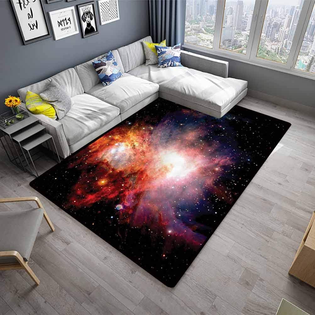 Living Room Floor Carpets Outer Space Carpet for Bedroom Super Nova Celestial (4'x6')