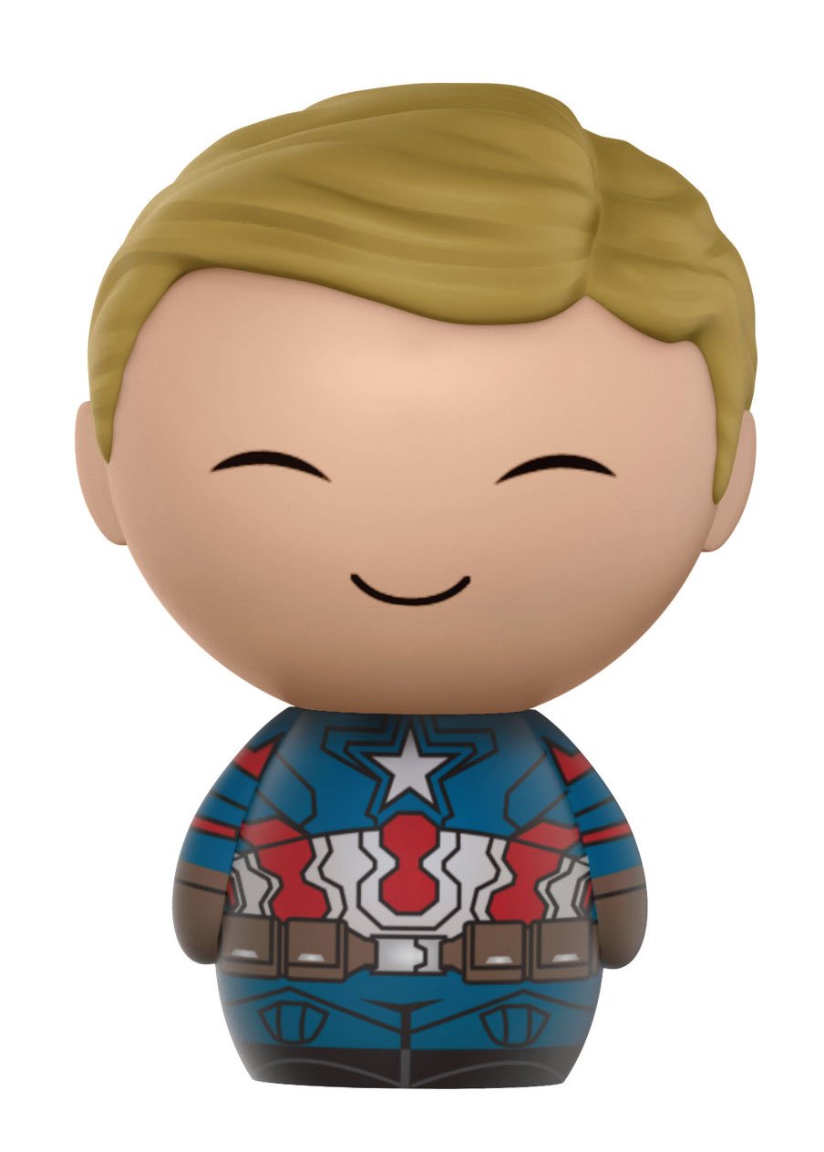 Funko - Figurine Captain America - Civil War - Captain America Unmasked Exclu Dorbz 8cm - 0849803092252