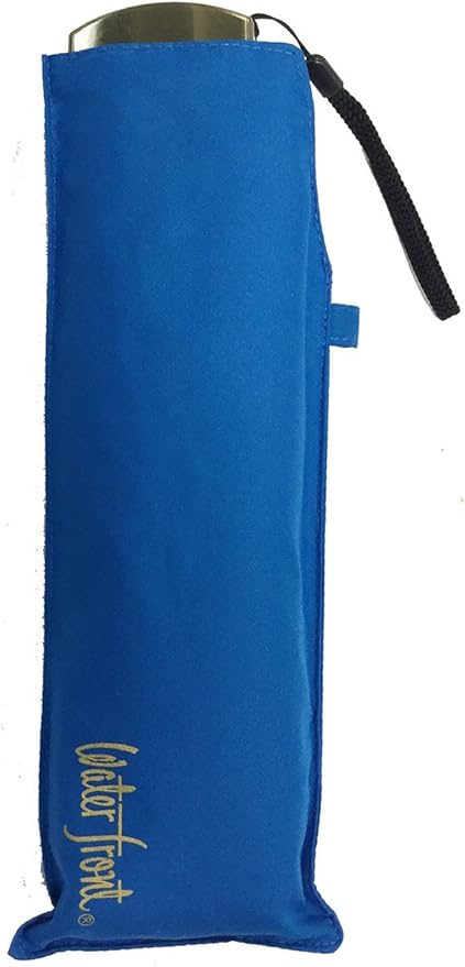 Amazon Waterfront ウォーターフロント ブルー 60cm ウォーターバリア ポケフラット 6本骨 Uvカット 95 Wbgk360uh Bl ウォーターフロント Waterfront 折りたたみ傘 通販