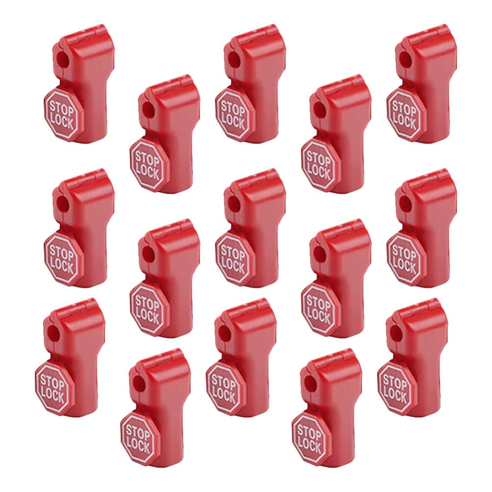 iplusmile Hook Lock for Retail Pegboard Hooks Anti Theft Security Lock Compatible with Single and Double Hooks Easy Installation 1.57 X 0.79 X 0.59 Inches