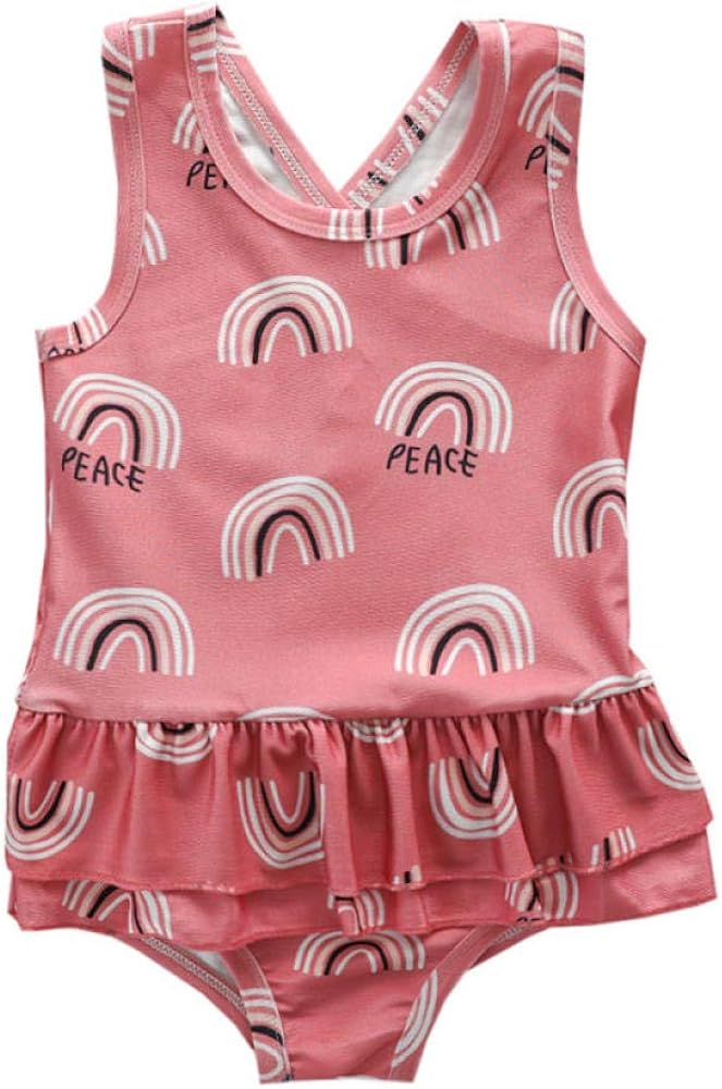 Maillot De Bain Une Pièce Fille Enfant - Bretelles Fines, Sportif, Confortable Pour Piscine Et Plage