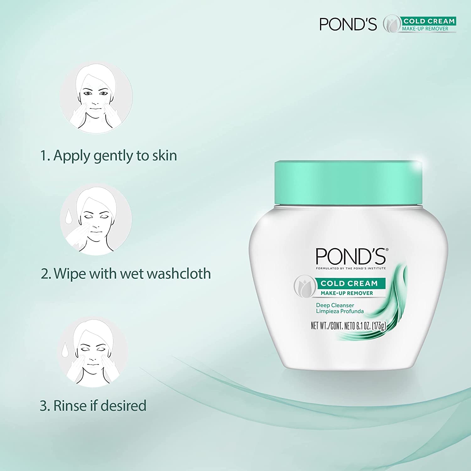 Pond's Cold Cream Cleanser 9.5 oz (Pack of 2)