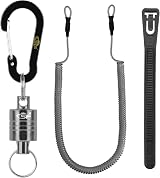 SF Strongest Magnetic Release Holder with Coiled Lanyard Aluminum Alloy Hook view 1