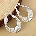 ANDI ROSE Fashion Jewelry 925 Sterling Silver Plated Hoop Stud Earrings for Women (A)