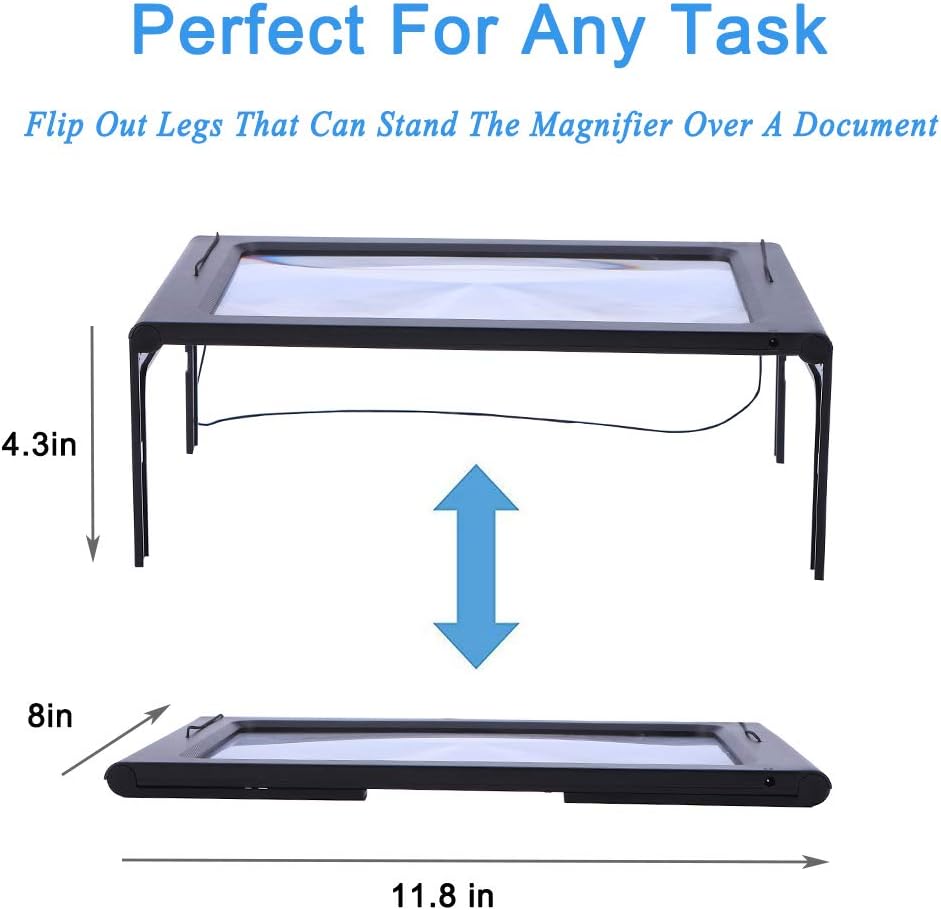 lighted full page magnifier
