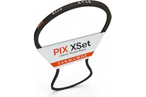 PIX A46/4L480 Wrapped Construction V-Belt, 48" OC | A/4L Section, 1/2" Width | Heavy-Duty Rubber Drive Belt for Generators, Compressors, Pumps, Crushers, Blowers, & Rolling Mills