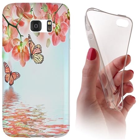 Samsung S7 Edge G935F Softcase Hülle Cover Backkover Softcase TPU Hülle Slim Case für Samsung Galaxy S7 Edge G935F (1102 Orch