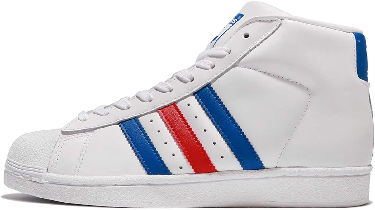 adidas pro model black white stripes