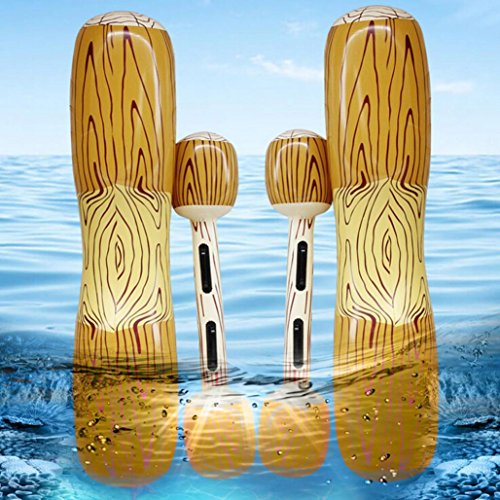 HighlifeS 2 PCS Summer Outdoor Beach Pool Inflatable Double Beat Swim Log Stick Set