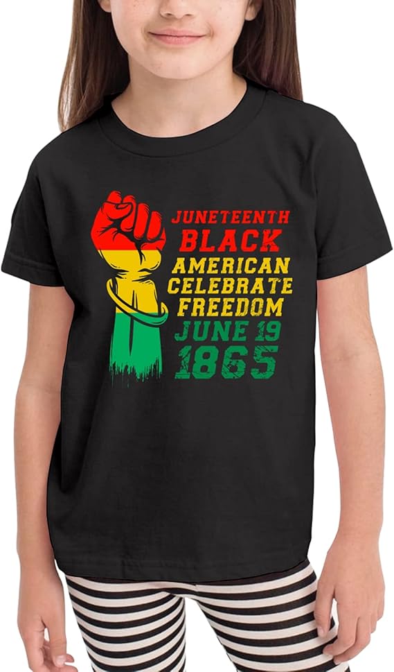 Amazon.com: Ooiilpe Juneteenth Children's Tshirts for Girls & Boys