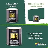 THE ONE All-In-One Paint & Primer Green Matt 1 L Multi-Surface One Coat view 3