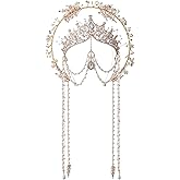BLESSUME Halo Crown Mary Goddess Headband Women's Halloween Costume Goddess Headpiece