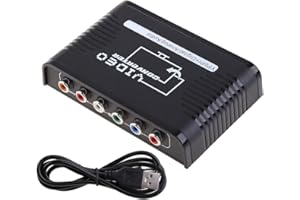 to 1080P Component Video (YPbPr) for Scaler Converter Adapter Video Adapter for A-pple, to Component Converter with Optical