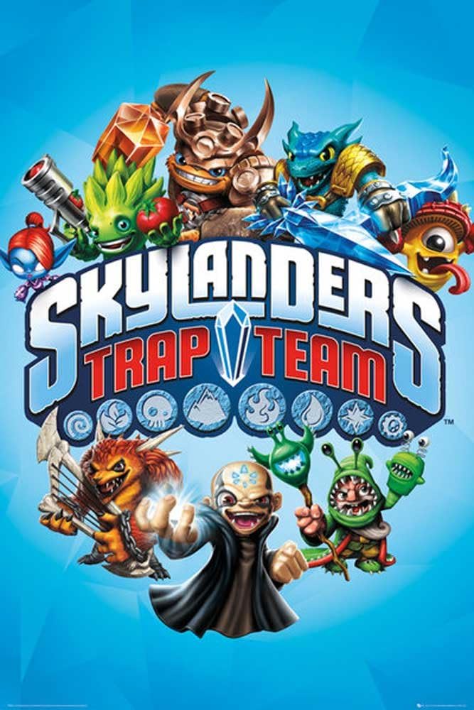 Empire Merchandising GmbH Skylanders Trap Team Poster Blue + Amendment multicoloured