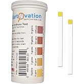 Bartovation Total Water Hardness Test Strips, 0-500 ppm, 100-Pack | Made in USA, in Moisture Wicking Bottle, for Water Quality Testing