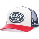 FASTHOUSE Archie Hat (Off-White/Red, One Size)