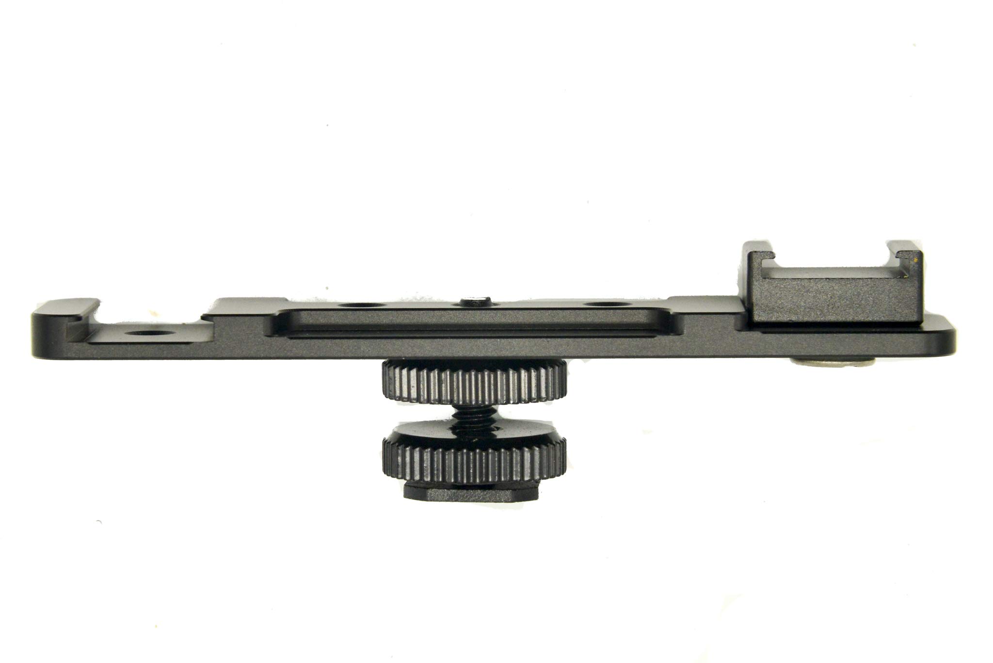 PROtastic Double/Dual Cold Shoe Mount Adapter - Mount Multiple Accessories (Flash/Monitor/Radio Mic) On One Hot Shoe