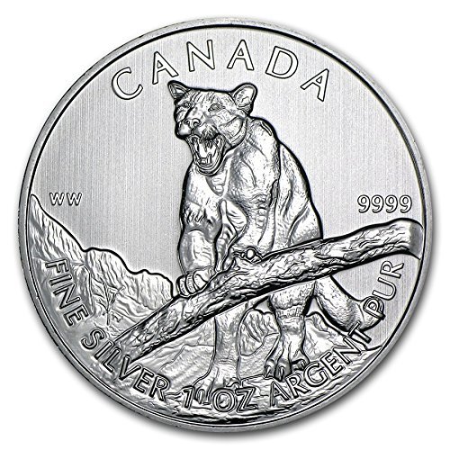 2012 CA Canada Cougar 1 oz Silver Coin