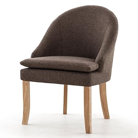 Jcrnjsb Solid Wood Cloth Back Dining Chair Northern Europe
