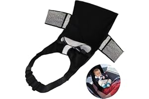 VANDOULUM Baby Airplane Bed, Baby Travel Essentials for Flying, Toddler Airplane Seat Extender, Plane Portable High Chair Har