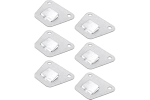 Crapyt 6 PCS Wall Fan Mounting Bracket Wall Fan Support Hook Kit Support Hook for Wall-Mount Fan for Wall-Mount Fan and Range Hood 2.91"×2.36"