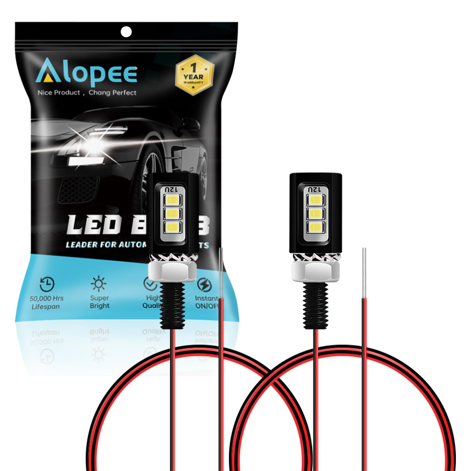 ALOPEE LED Emergency Strobe Lights, 6 LED Surface Mount Flashing Strobe Caution Construction For 12-24V Truck Car Vehicle LED Mini Grille Light Head Emergency Beacon Hazard Warning lights (Amber) (Black)