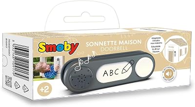 Smoby Playhouse Doorbell with Action Sounds Ding Dong Dog Bark Cat Meow