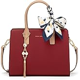 CinvaiKrose Leather Crossbody Bag For Women Fashionable Handbags With Shoulder Strap Work Bag for Formal or Daily Outfit