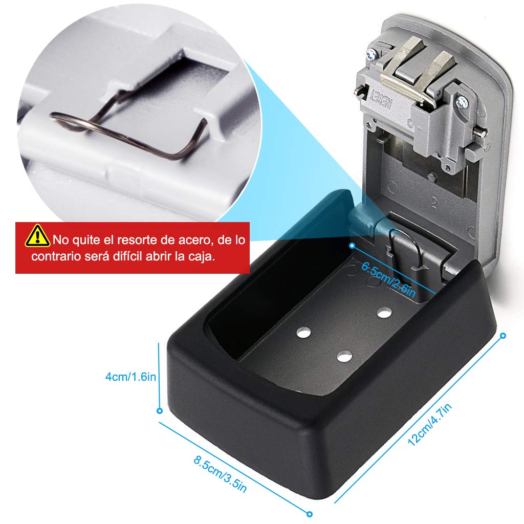 Prevención y seguridad Llave combinada Caja De Bloqueo De