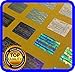 500 pcs Hologram Labels with Serial Numbers, Warranty Stickers Seals .63 x .39 inch