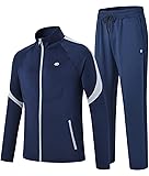 MoFiz Men's Activewear Full Zip Warm Tracksuit