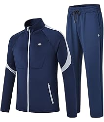 MoFiz Men's Activewear Full Zip Warm Tracksuit