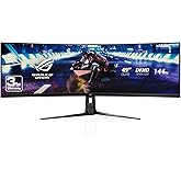 ASUS ROG Strix XG49VQ 49” Curved Dual Full HD HDR 144Hz Eye Care Gaming FreeSync/Adaptive Sync Monitor with DP HDMI