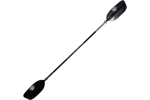 BKC KP224 86" Kayak Paddle 2 Piece Heavy Duty Light Weight Paddle with Anti-Slip Grips