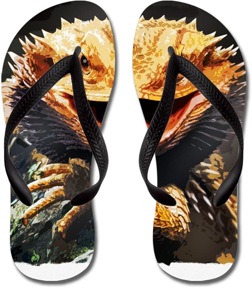 lizard flip flops