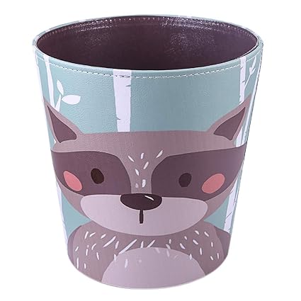 Cat Trash Recycling Home Ruiyif Waste Basket Deskside Decorative