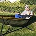 SONGMICS Ultra-Lightweight Portable Hammock Hold up to 660LB Single Double Parachute Nylon Camping Hammock Swing Bed 118