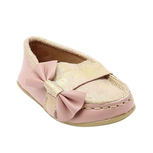 baby girl pink moccasins