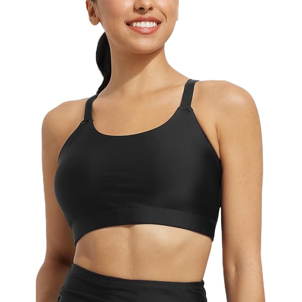 bathing suit tops that look like sports bras