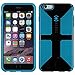 Speck Products CandyShell Grip Carrying Case for iPhone 6 Plus - Retail Packaging - Black/Jay Blue