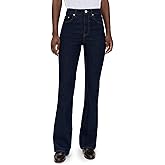 Mid Rise Straight Flare Jeans