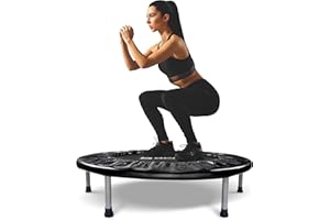 BCAN 36/38 Mini Trampoline Rebounder for Adults - Max Load 170lbs/300lbs - Small Exercise Fitness Trampoline for Indoor/Garden Workout