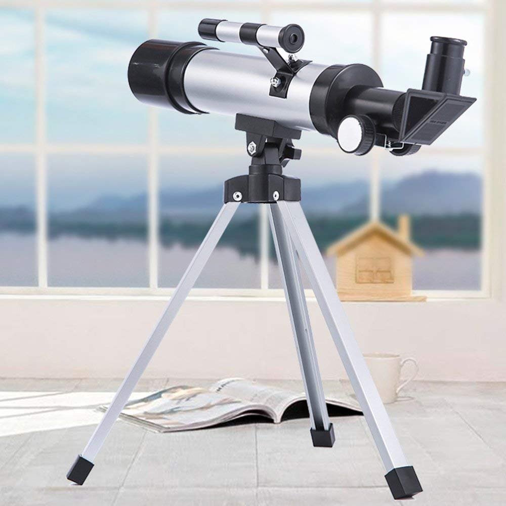 Télescope Portable Astronomique Réfracteur Zoom HD Monoculaire Espace Télescope,avec Portable Trépied，Observer des Etoiles Lune Ciel pour Débutants Enfants - Ranipobo