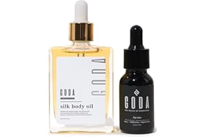 GODA for Her Perfume and Silk Body Oil for Women - Perfect Bundle for Your Daily Stunning Beauty and Attraction