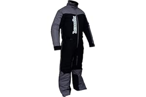 PeakField One Piece Men Snowmobile Suit - Reissa Inserted Waterproof, Breathable and Insulated Snowmobile Suit for Men.