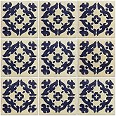 Talavera Fliesen Set – 9 Stück, Je 10,2 X 10,2 Cm | Hochwertige Keramikfliesen Für Wanddekoration (EX407F)