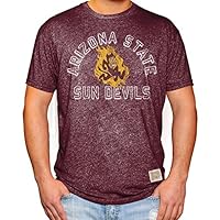 Elite Fan Shop Arizona State Sun Devils Retro Tshirt Maroon - Large